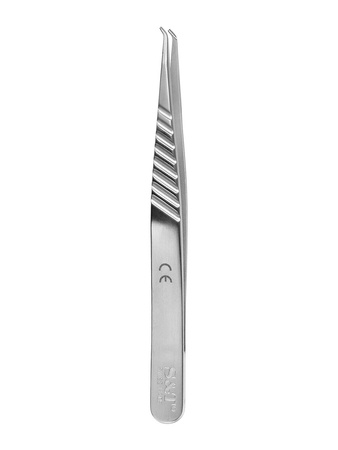 S&T vessel cannulation forceps 0.5-1 mm OD, 11 cm